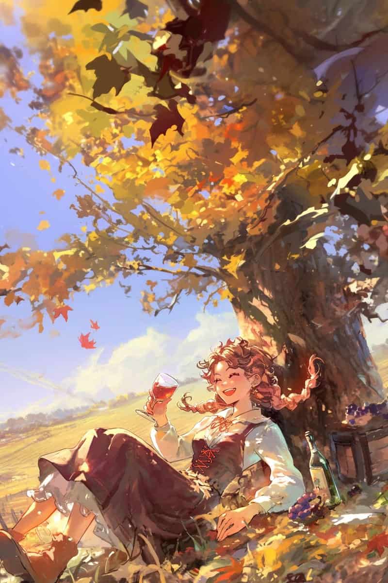 ảnh anime chill đẹppp