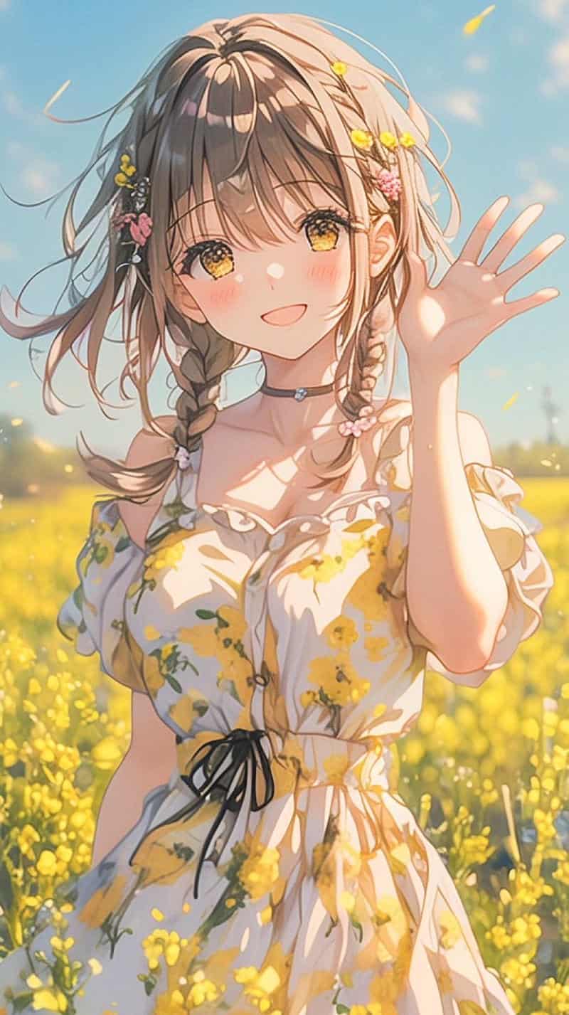 ảnh anime chill gái