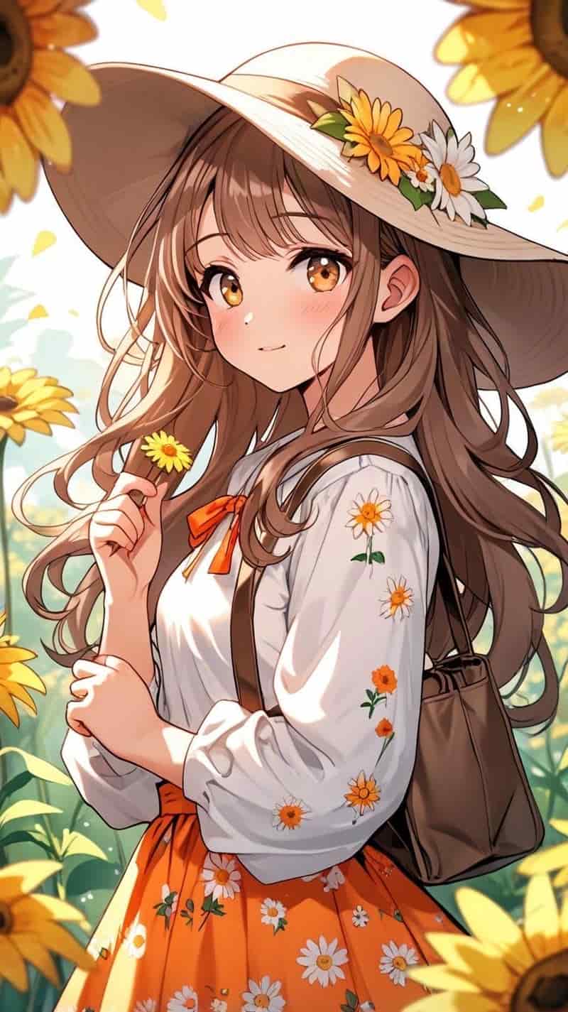 ảnh anime chill nữ xinh