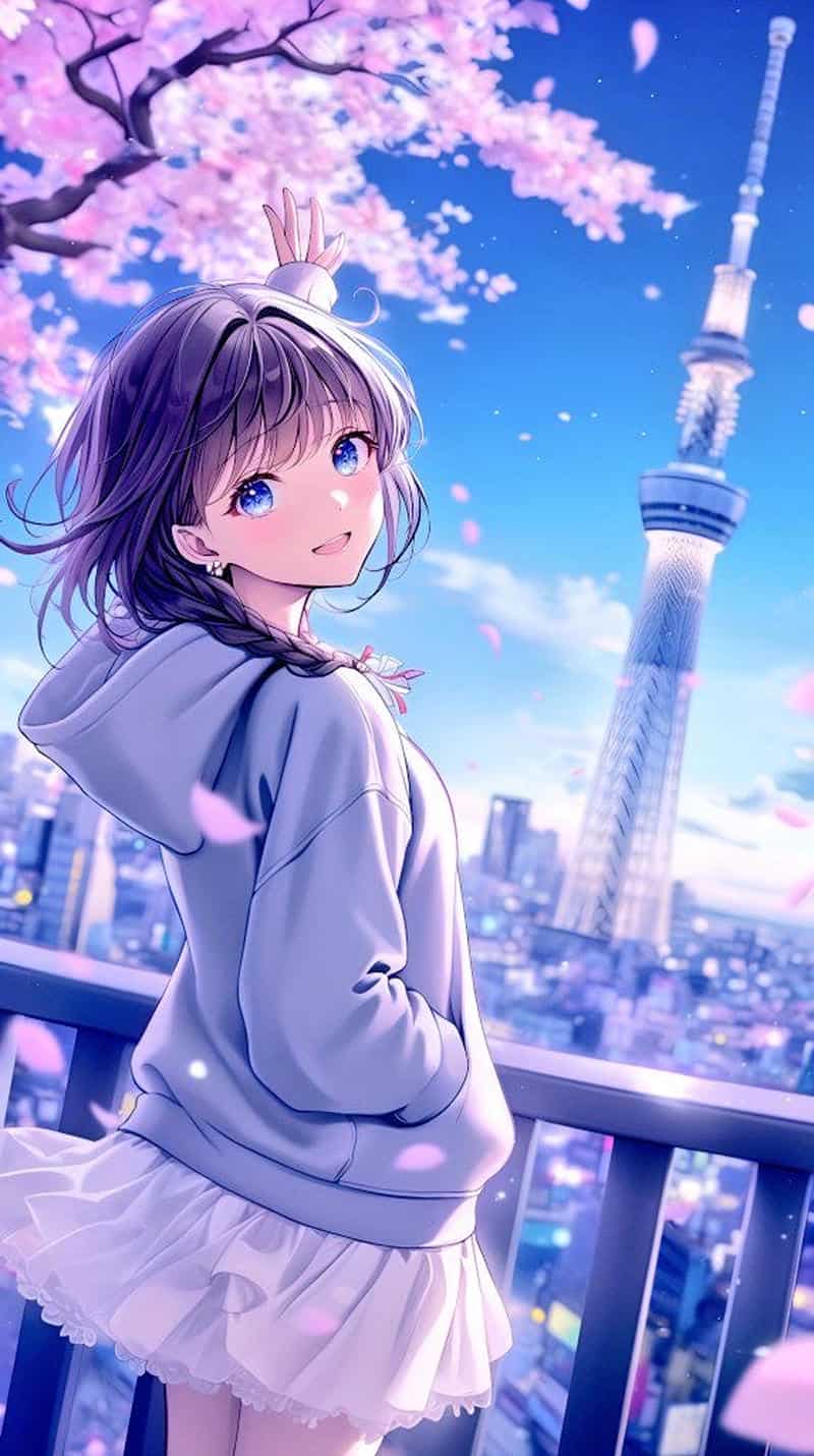 ảnh anime chill xinh gái