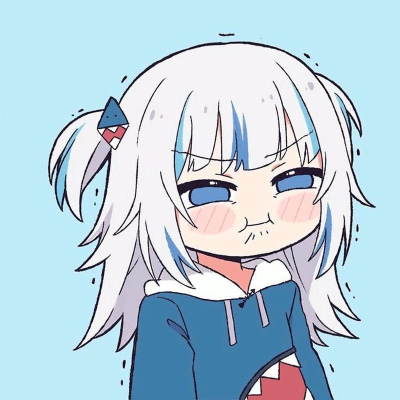 ảnh anime hài cá mập