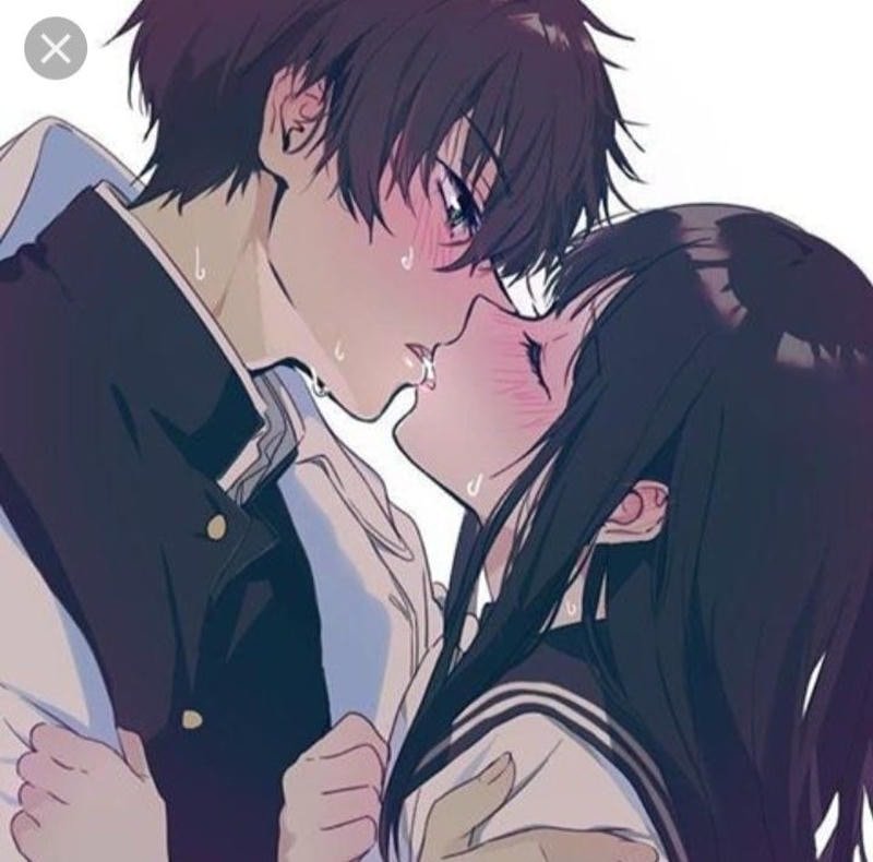 ảnh anime hôn nhau cháy