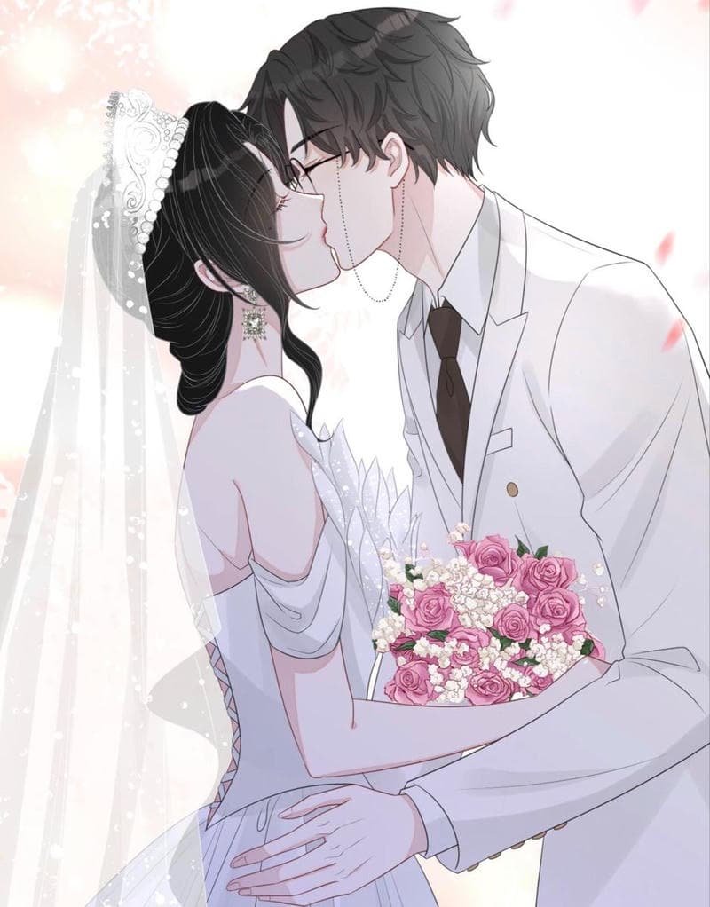 ảnh anime hôn nhau đám cưới