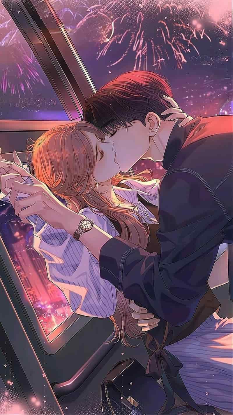 ảnh anime hôn nhau đẹp