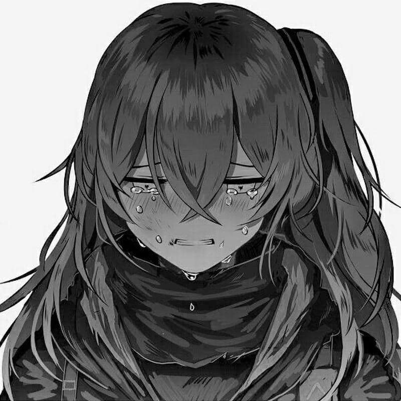 ảnh anime khóc huhu