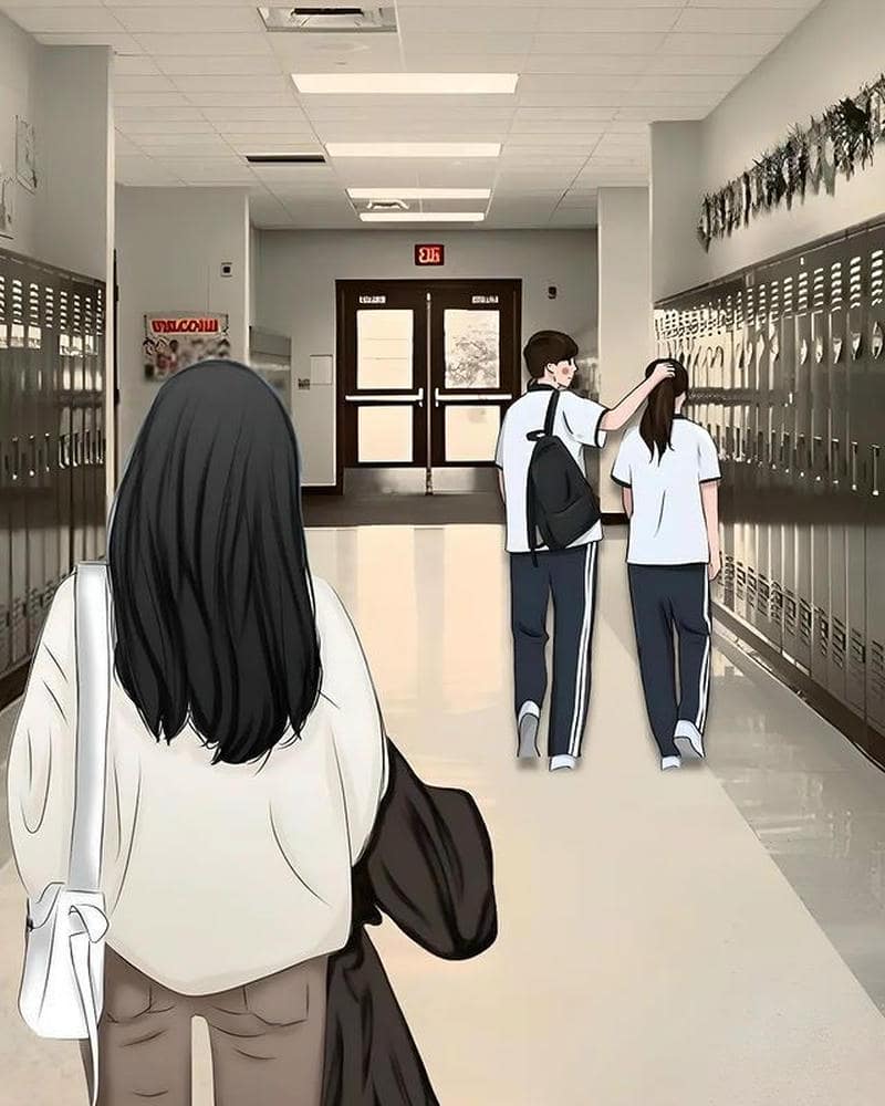 ảnh anime người thứ 3 sầu