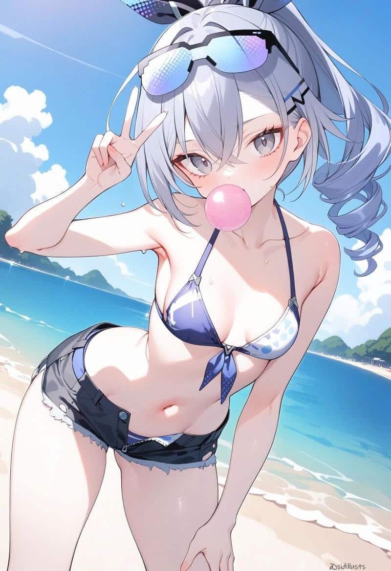 ảnh anime nữ mặc bikini xinh