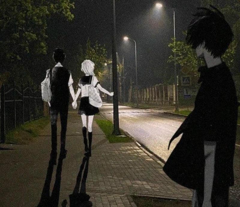 ảnh anime thất tình khổ
