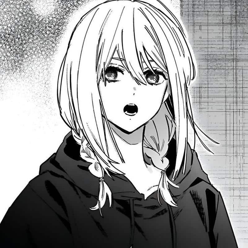 ảnh anime trắng đen gái xinh