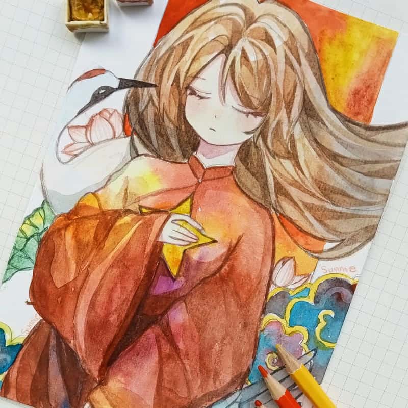 ảnh anime việt nam vẽ ảnh