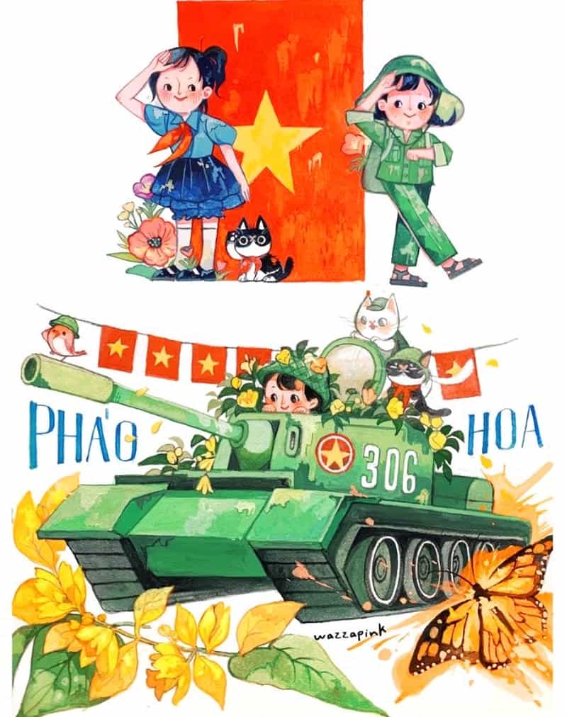 ảnh anime việt nam vẽ tranh