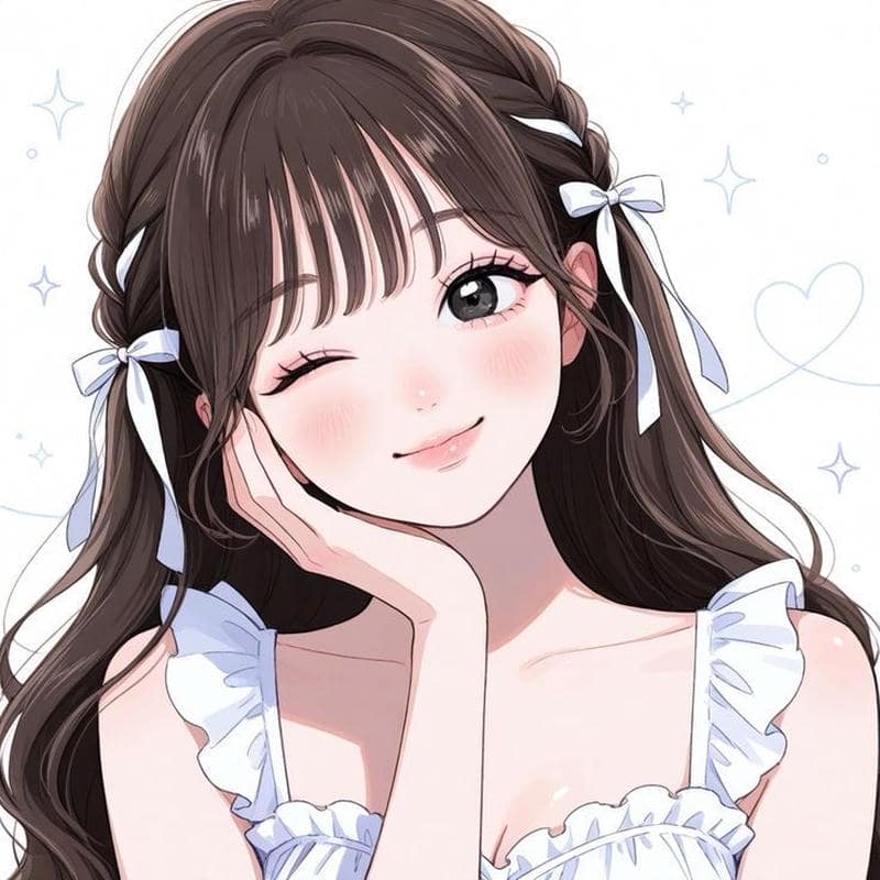 ảnh avatar anime đẹp iu