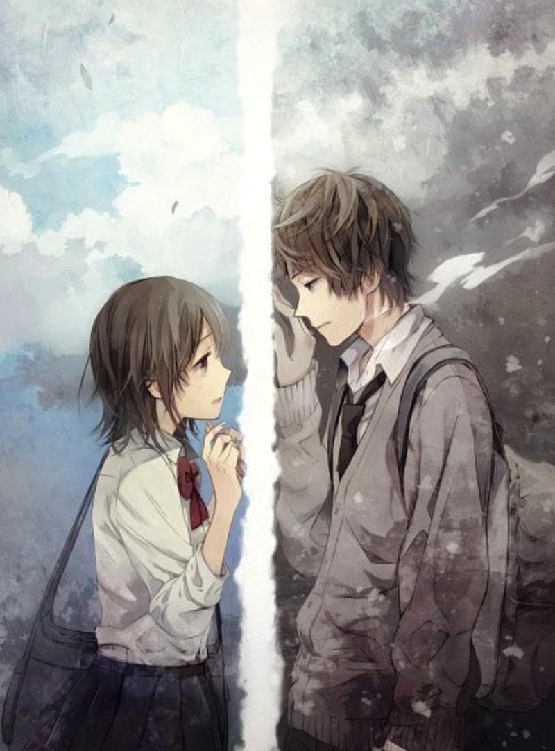 ảnh chia tay anime buồn