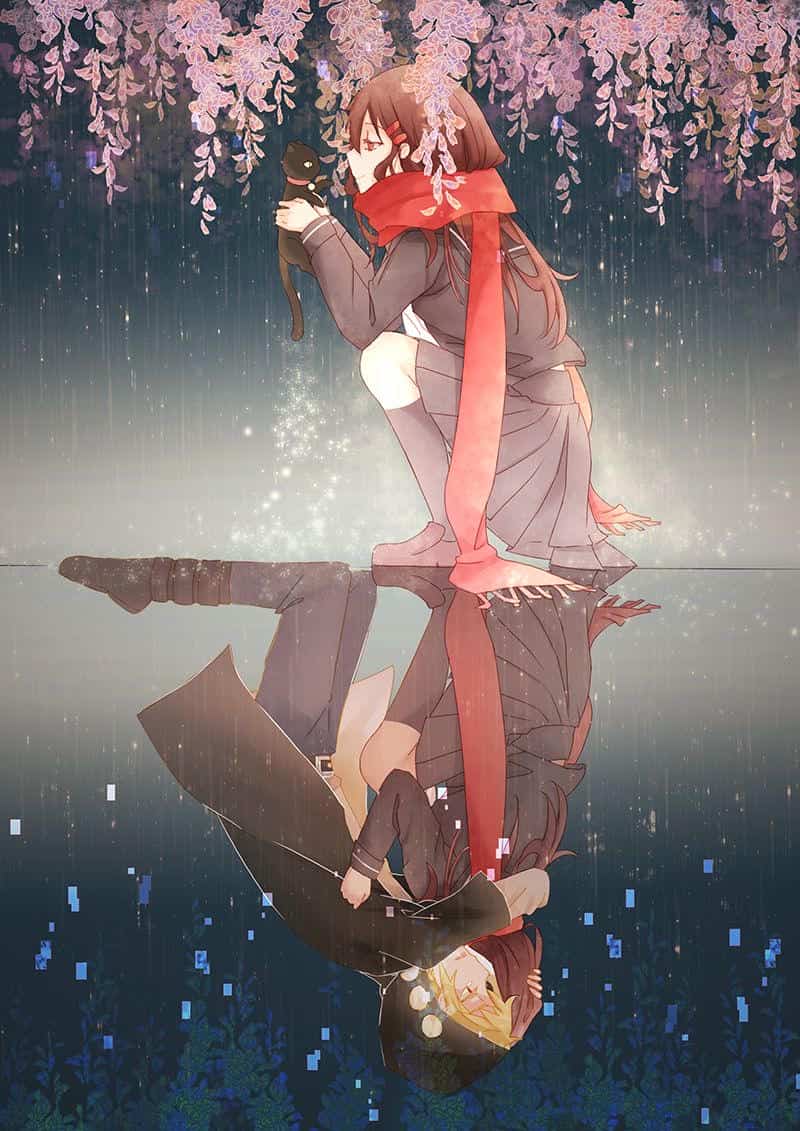 ảnh chia tay anime tan nát