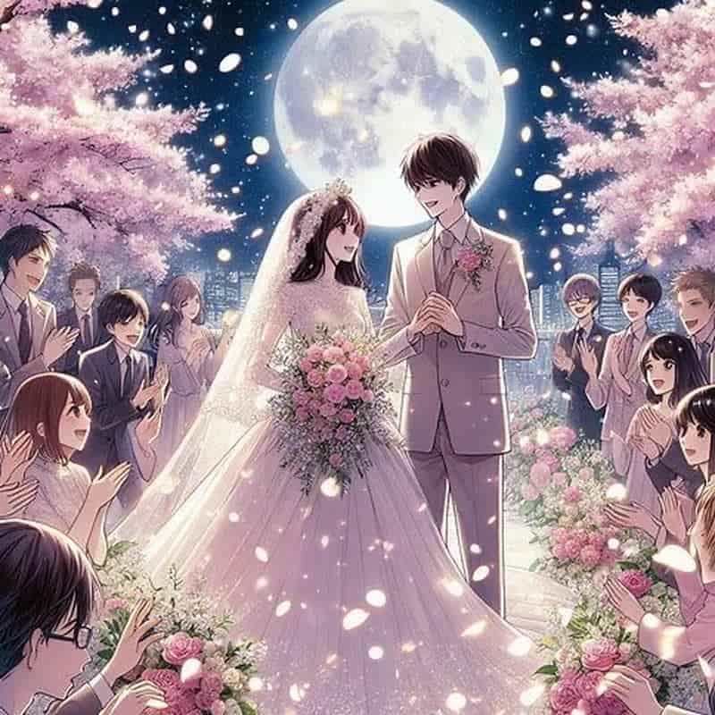 ảnh cô dâu chú rể anime ending