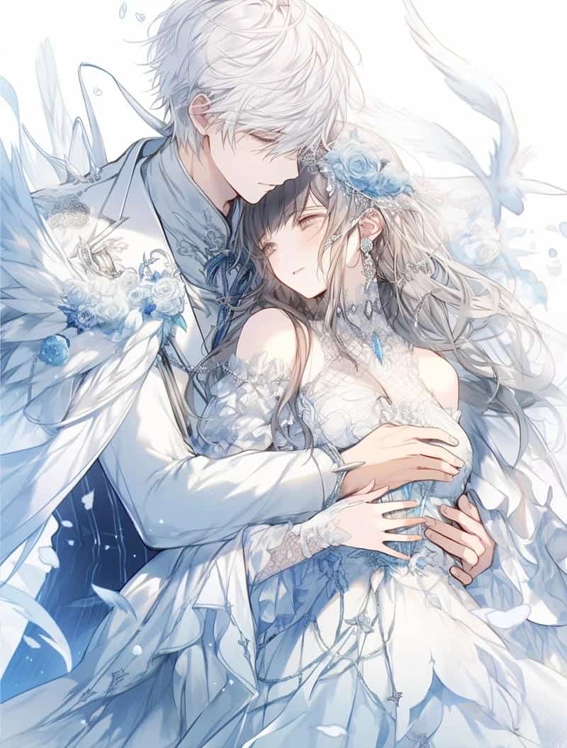 ảnh cưới anime đẹp