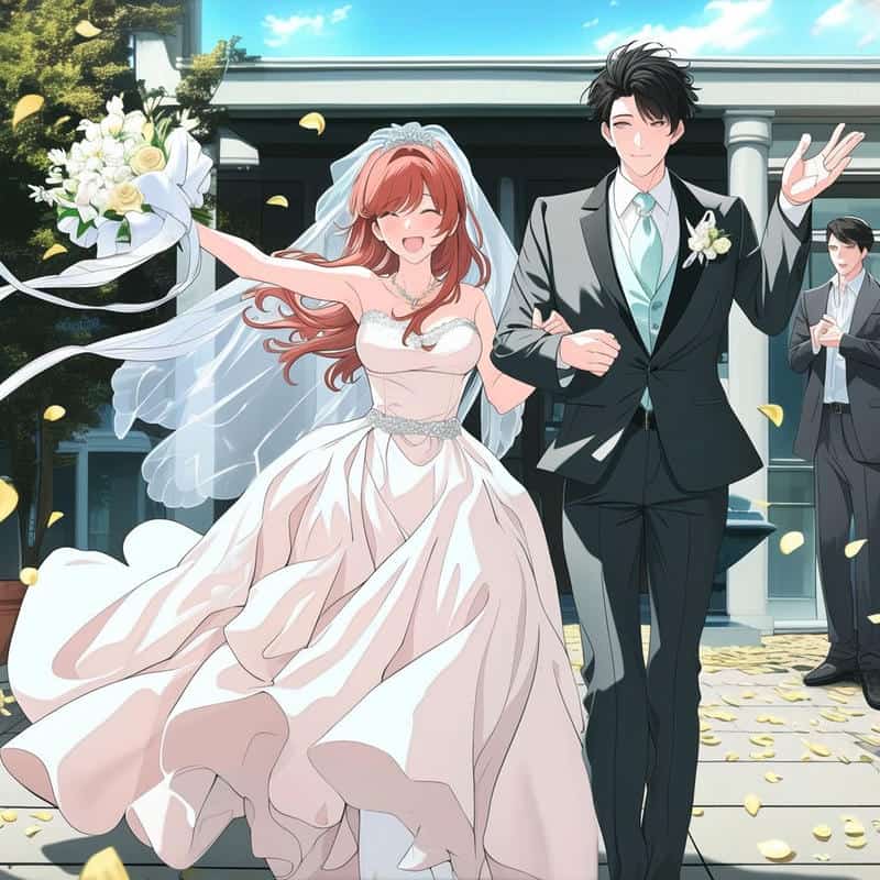 ảnh cưới anime ending