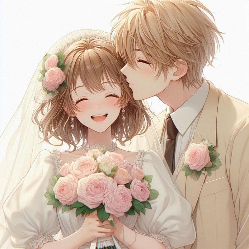 ảnh cưới anime trai gái