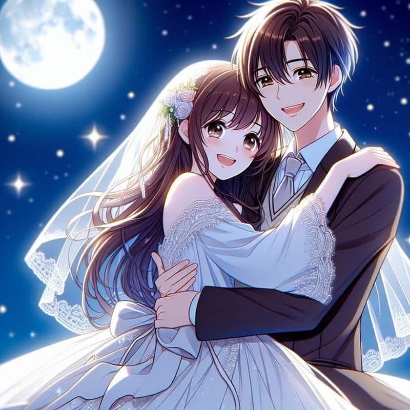 ảnh cưới anime vuii