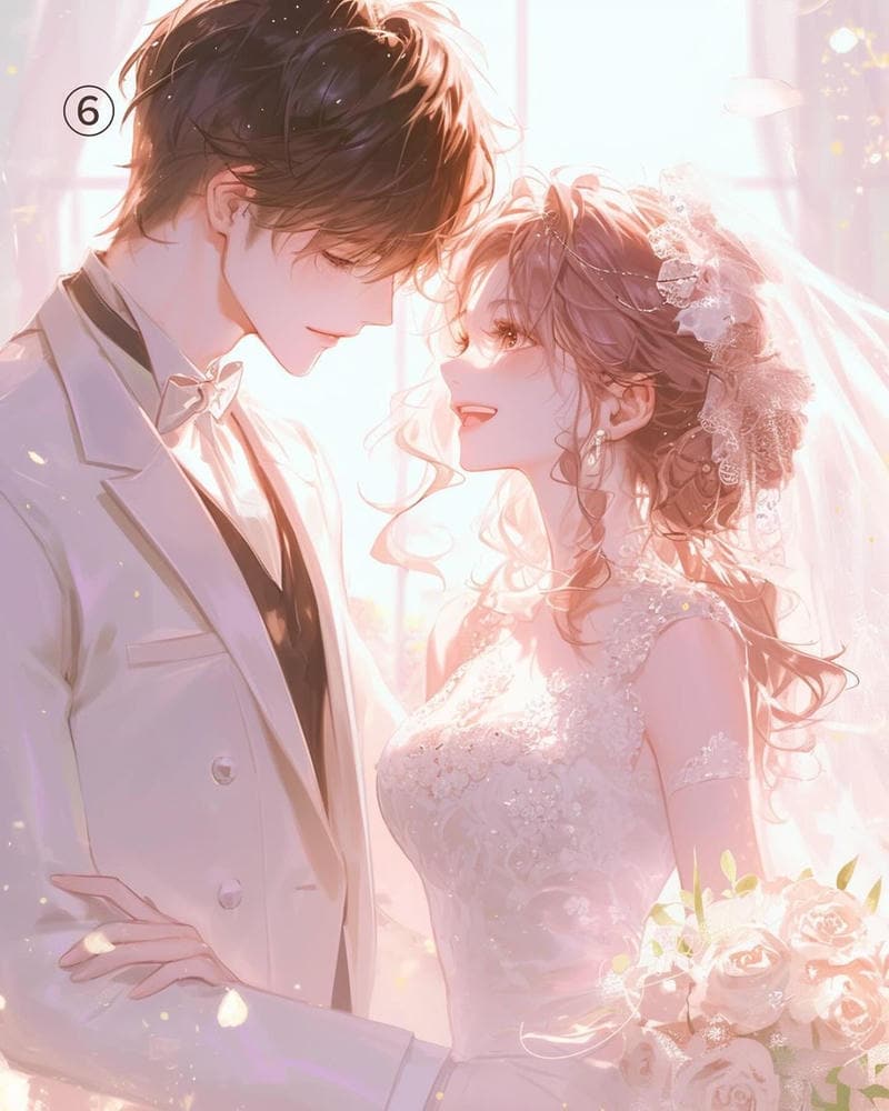 ảnh cưới anime