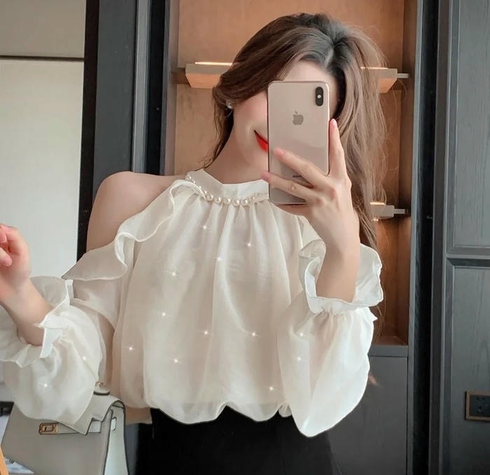 ảnh gái xinh che mặt bằng điện thoại 24
