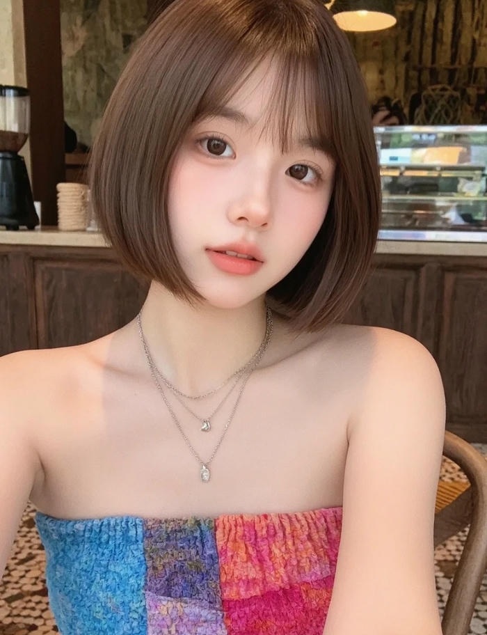 ảnh gái xinh tóc ngắn