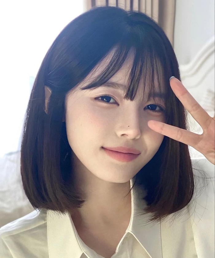 ảnh gái xinh tóc ngang vai 2k3 1