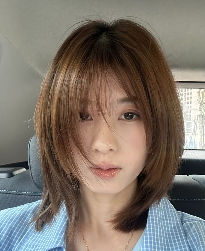 ảnh gái xinh tóc ngang vai 2k3 26