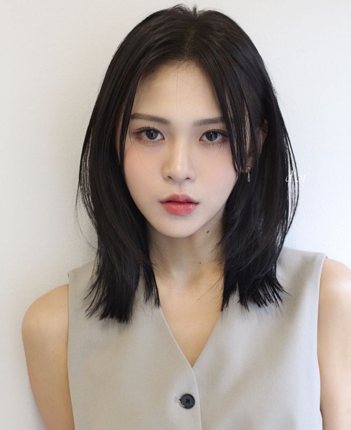 ảnh gái xinh tóc ngang vai 2k3 7