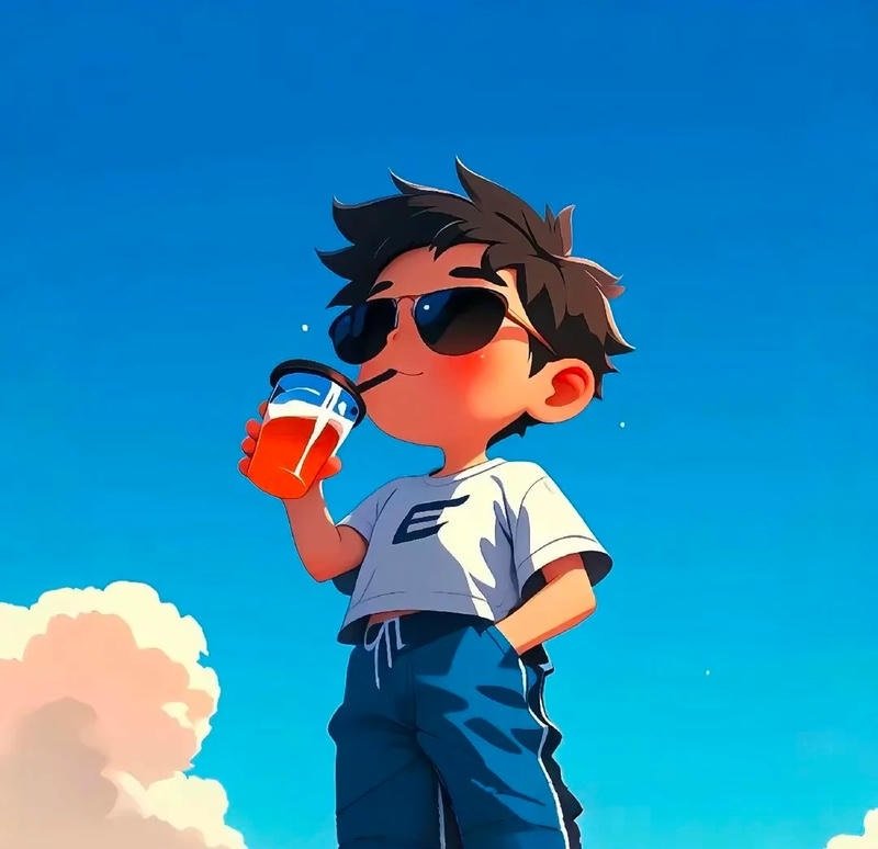 ảnh hoạt hình con trai cá tính