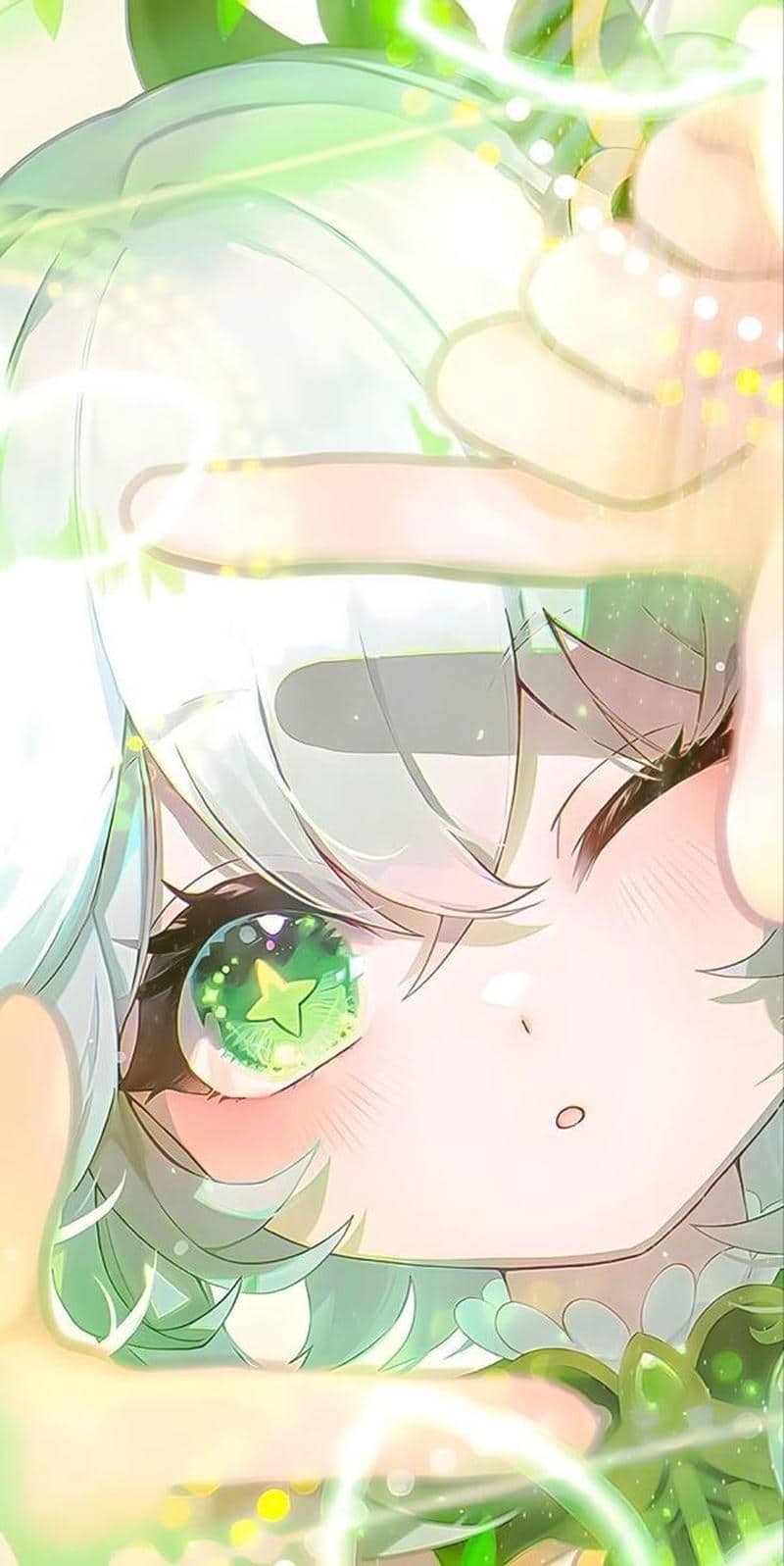 ảnh mắt anime chói