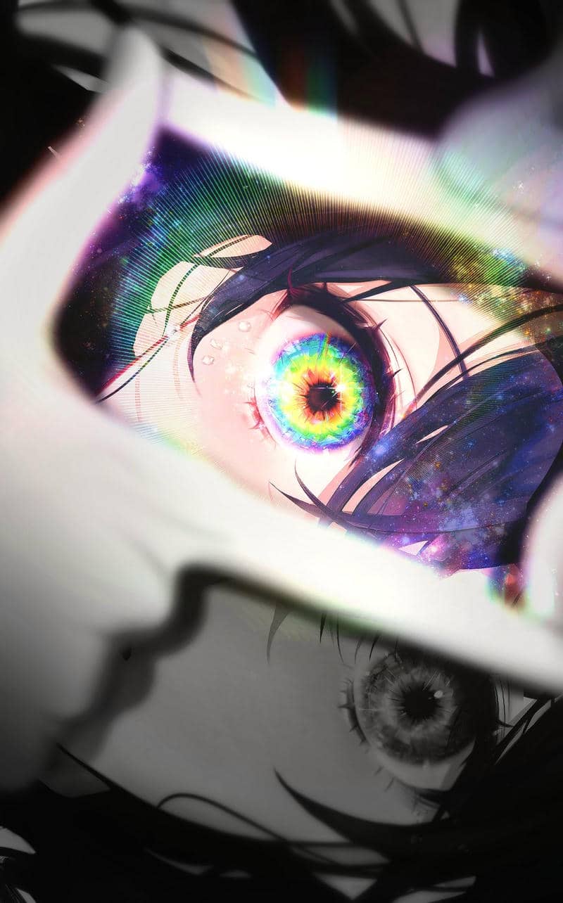 ảnh mắt anime đẹp tròn