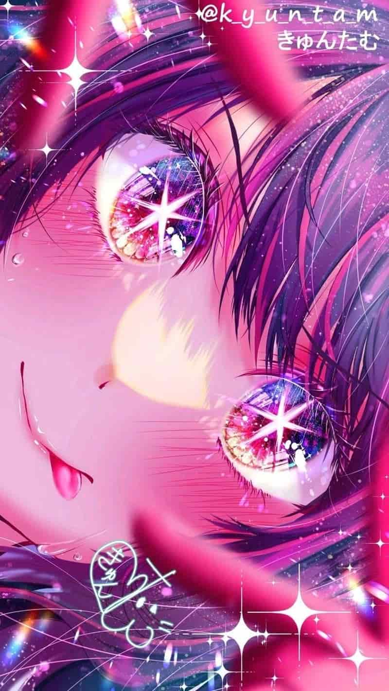 ảnh mắt anime tím lạ