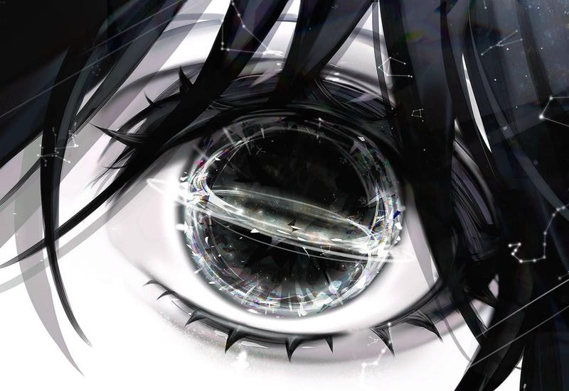 ảnh mắt anime tối