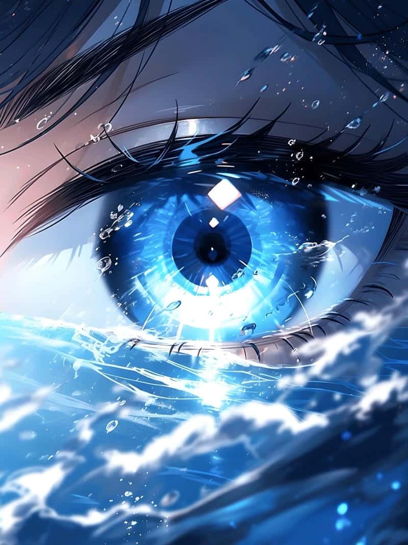 ảnh mắt anime tròn đẹpp