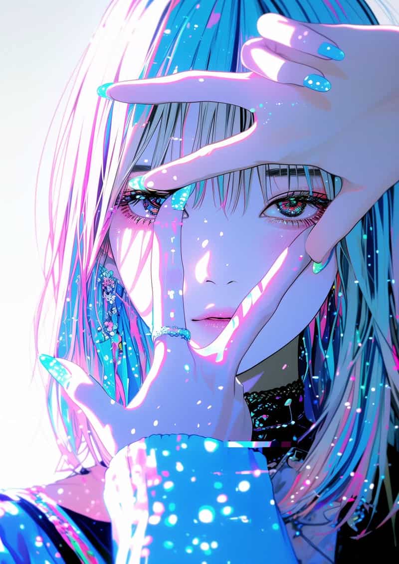 ảnh mắt anime xionh đẹp