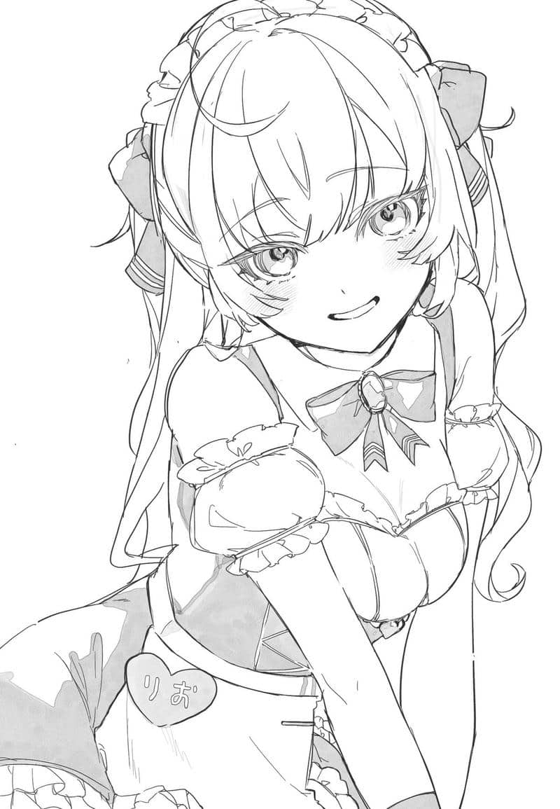 ảnh tô màu anime iuu