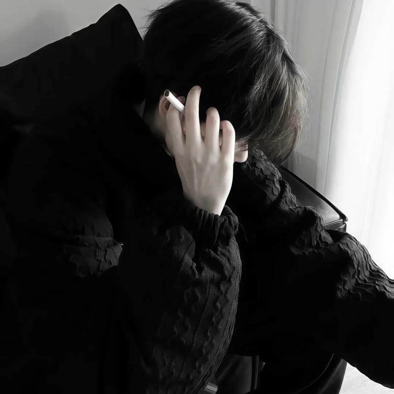 ảnh trai buồn thất tình