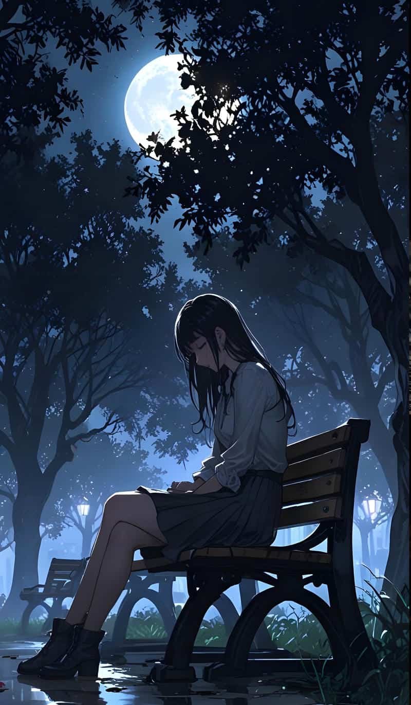 anime buồn khóc ảnh