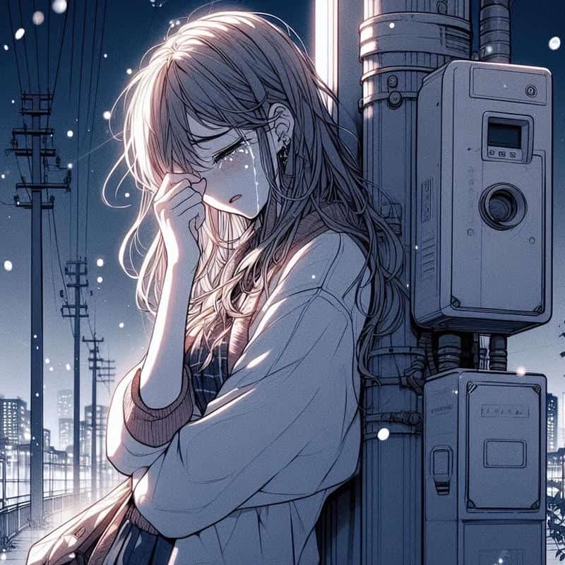 anime khóc mưa to