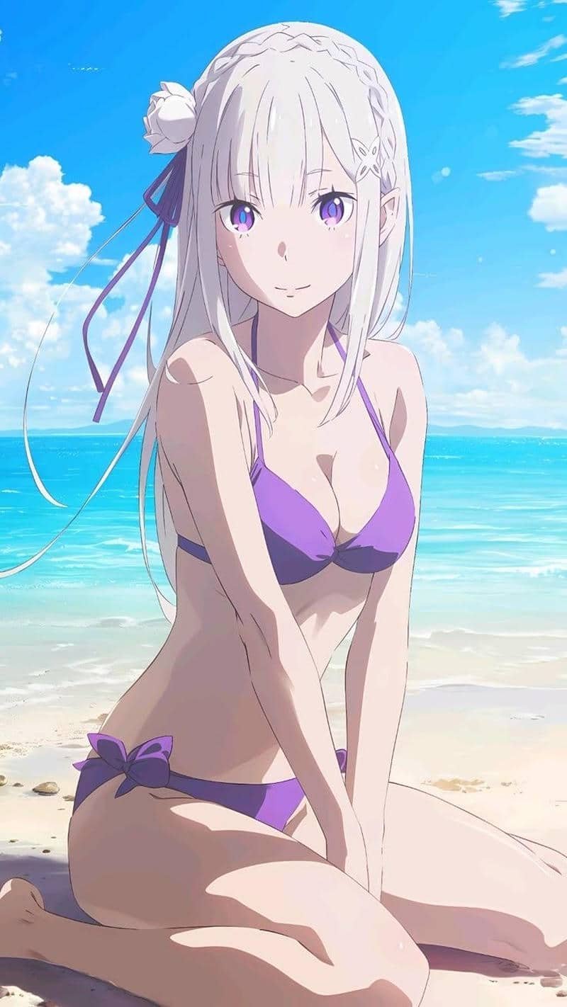 anime nữ mặc bikini đẹp xinh iu