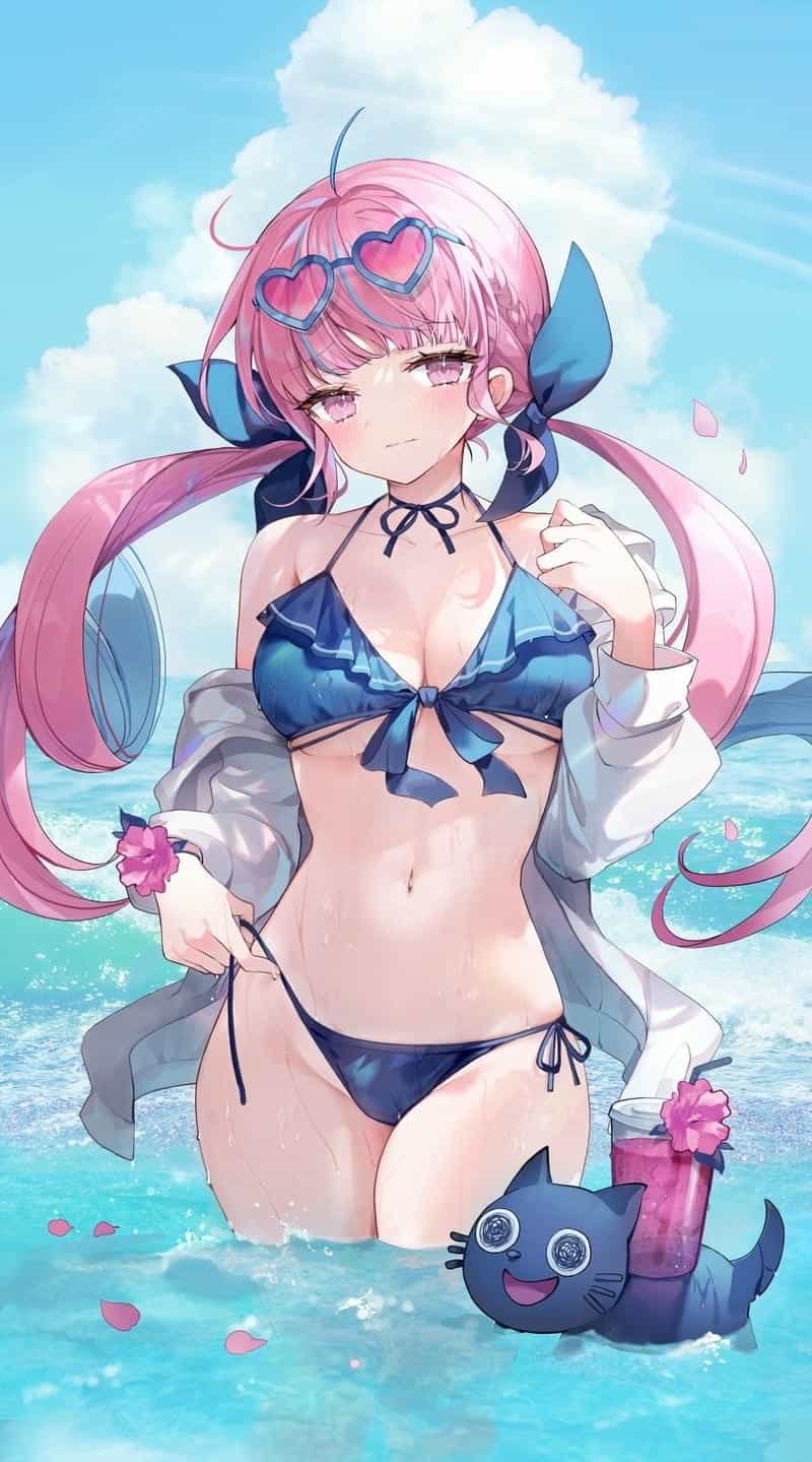 anime nữ mặc bikini đẹp xinh
