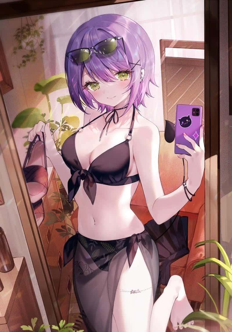 anime nữ mặc bikini xinh đẹp