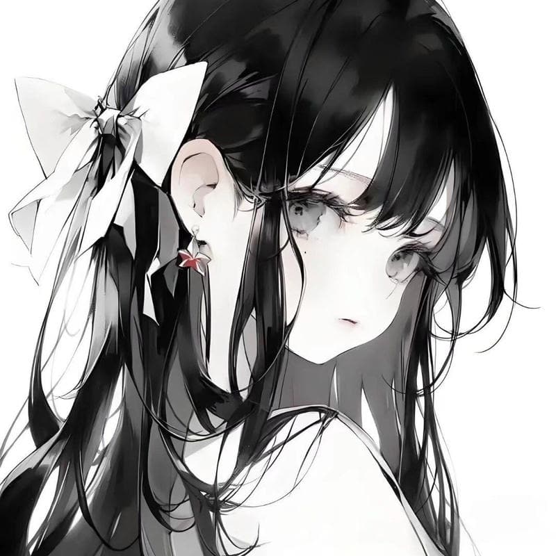 anime trắng đen