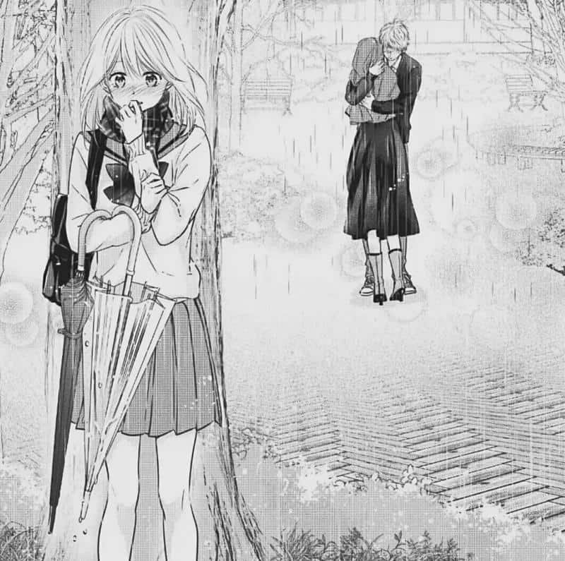 hình ảnh anime buồn về tình yêu đau