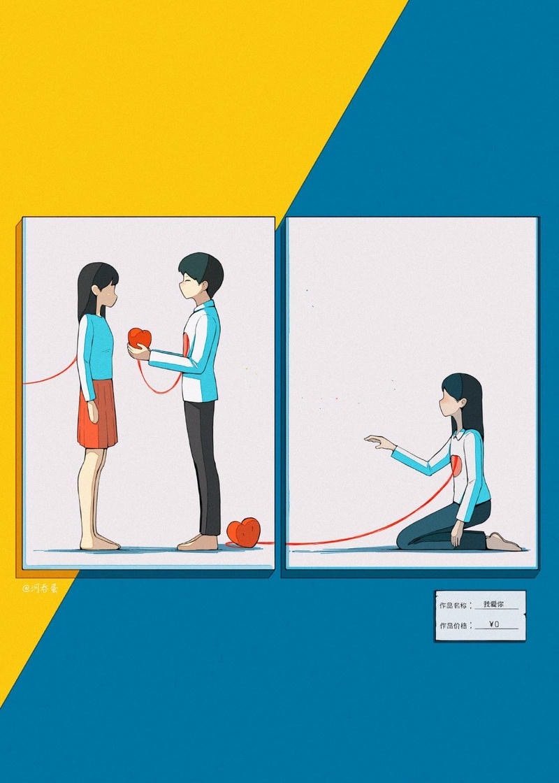 hình ảnh anime buồn về tình yêu mệt