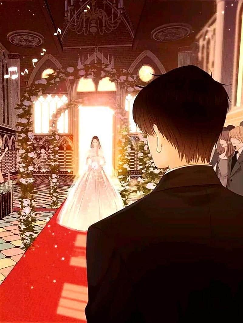 hình ảnh cô dâu chú rể anime