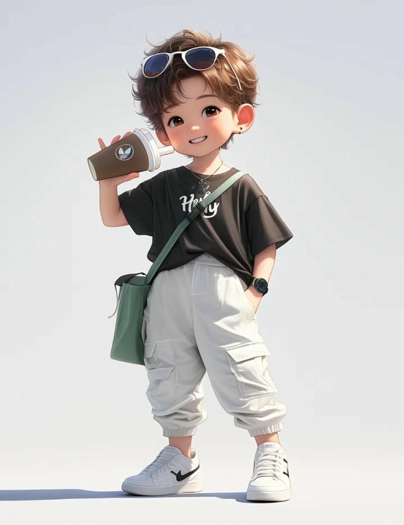hinh anh hoat hinh be trai