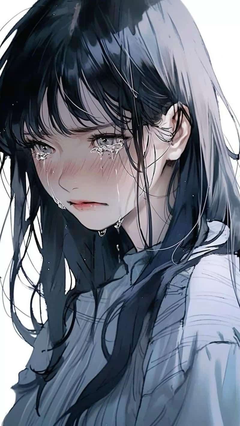 hình anime khóc
