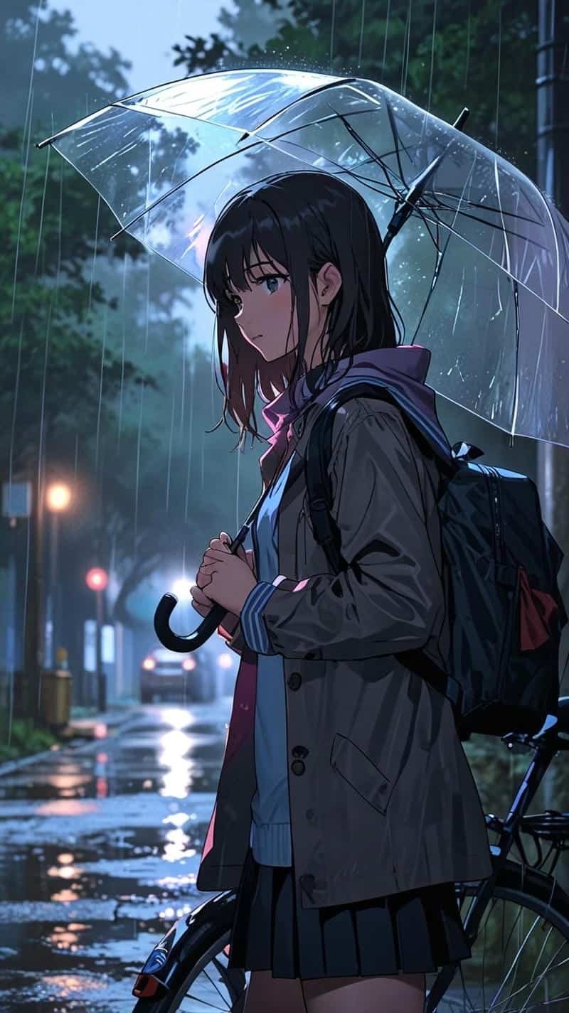 hình nền anime buồn